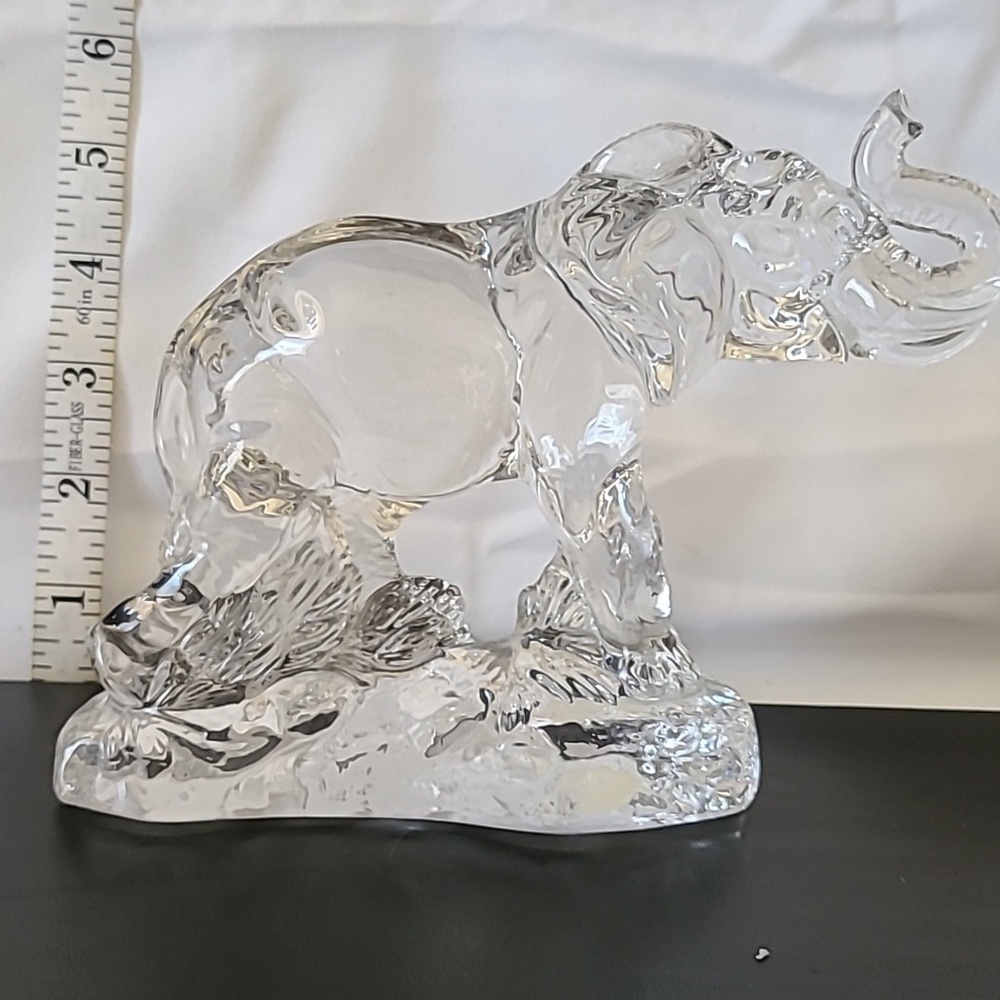 Princess house 24% Lead Crystal Elephant "Wonders of the wild" - Picture 3 of 5